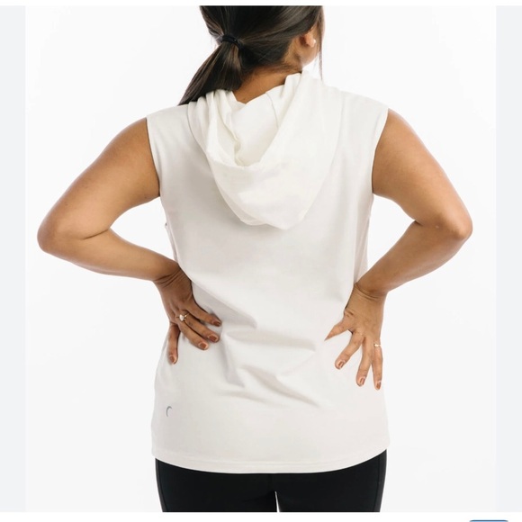 ZYIA Active White Fighter Women's Sleeveless Hoodie Size XXL - Picture 2 of 11